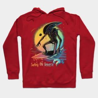 Alien surfing 88072 Hoodie